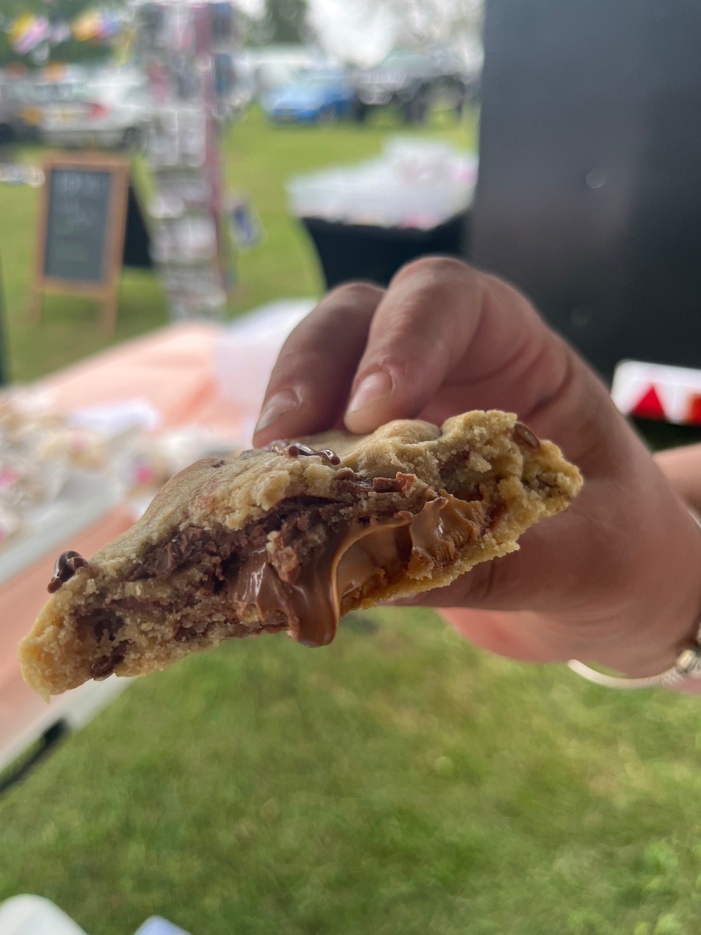 Salted Caramel STUFFED Cookie