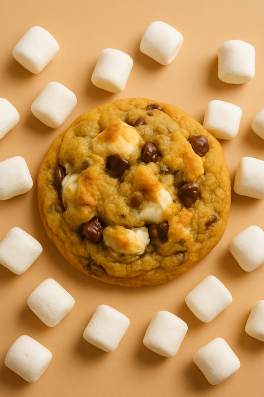 S’Mores Marshmallow stuffed Cookie